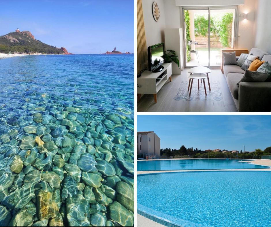 Appartement Frejus Avec Jardin, Piscine, Plage, Tennis Exteriér fotografie